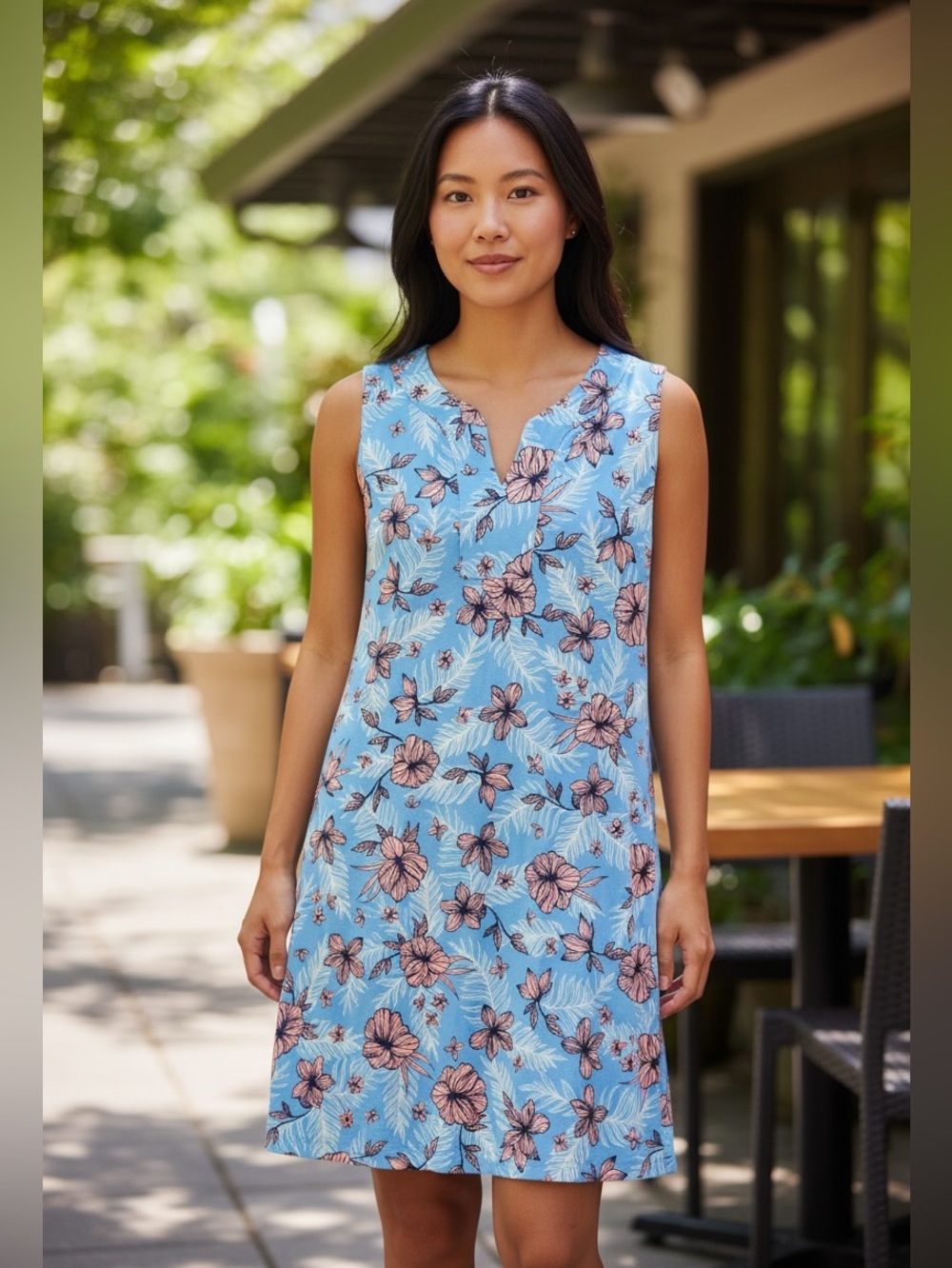 Coolibar dress, size L, UV protection, sleeveless
